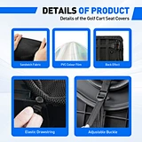 club car golf cart seat cover